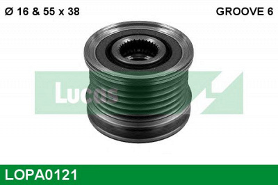 LUCAS ENGINE DRIVE lopa0121 -  Механизм свободного хода генератора